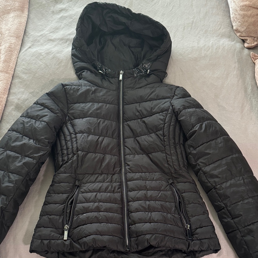 Zara Dark Puffer Jacket